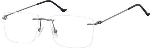 Bezramkowe Okulary oprawki korekcyjne Sunoptic 988A grafitowe