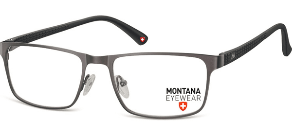 Okulary oprawki prostokątne optyczne Montana MM610C grafitowe