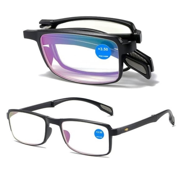 Plusy +1.00 Składane okulary korekcyjne do komputera i czytania Blue Light + Antyreflex ST335