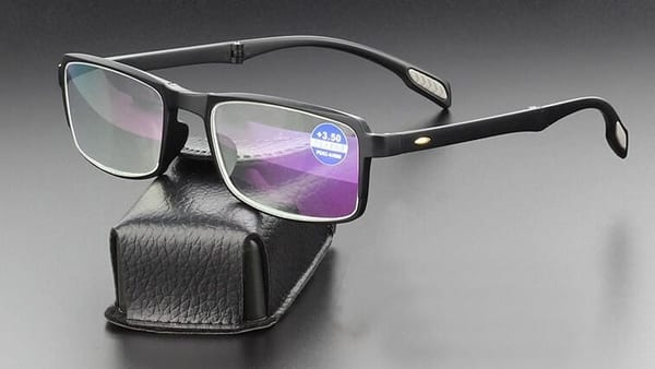 Plusy +2.00 Składane okulary korekcyjne do komputera i czytania Blue Light + Antyreflex ST335