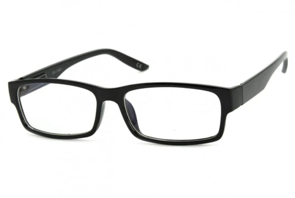 Okulary z filtrem Antyrefleksyjne zerówki Nerdy prostokątne DR-114-C1