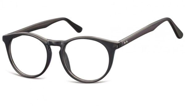 Okulary oprawki korekcyjne okrągłe Lenonki zerówki Sunoptic CP146A czarne