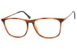 Okulary oprawki korekcyjne Nerdy zerówki Sunoptic CP142G brązowe - imitacja drewna