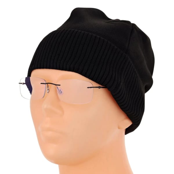 Plusy +1.25 bezramkowe okulary do czytania i komputera z filtrami Antyreflex + Blue Light STL275 czarne