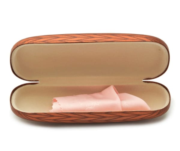 Twarde etui Futerał na okulary Brązowe ET-1031