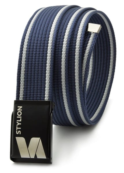 Pasek parciany granatowy STYLION - ST-03