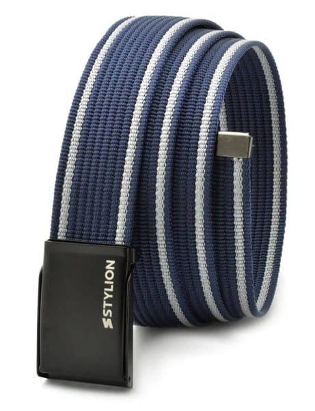 Pasek parciany granatowy STYLION - ST-03