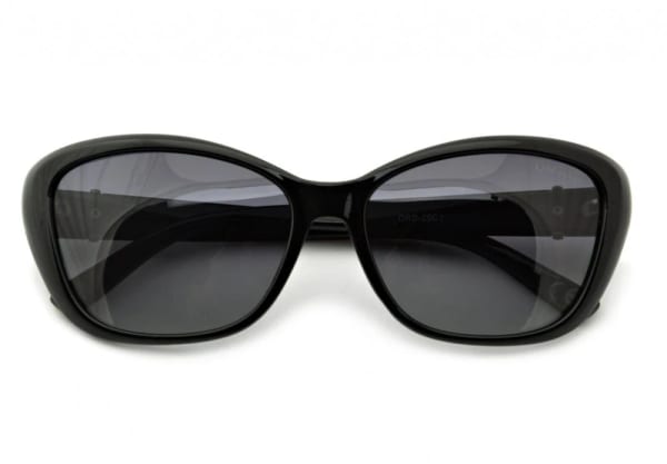 Kocie Oczy Czarne okulary damskie z polaryzacją STD-26