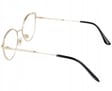 Okulary z filtrem zerówki DAMSKIE kocie oczy z antyrefleksem Blue 2527-1