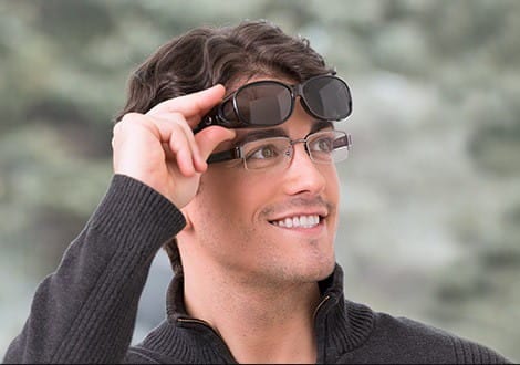 Okulary z Polaryzacją HD Fit Over dla Kierowców, nakładane na Korekcyjne FO5E