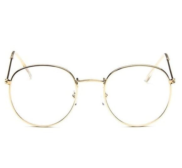 Złote Okulary Lenonki Zerówki STEC-05