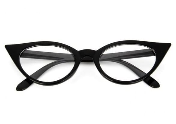 Okulary Damskie Kocie Oczy Zerówki STEC-08