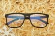Okulary Nerd z filtrem światła niebieskiego do komputera zerówki R-BL-1611K