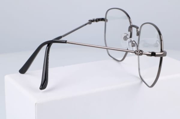 Okulary Pilotki z filtrem światła niebieskiego do komputera zerówki T7591B