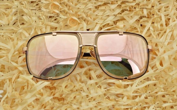 Okulary przeciwsłoneczne Damskie Lustrzane Pilotki Aviator STD-40