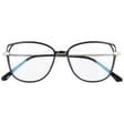 Okulary damskie  z filtrem BLUE LIGHT do komputera zerówki 2543-1