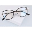 Okulary damskie  z filtrem BLUE LIGHT do komputera zerówki 2543-1