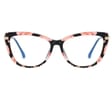 Kocie Okulary damskie  z filtrem BLUE Light do komputera zerówki 2546-2