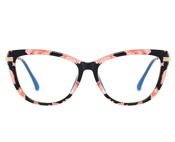 Kocie Okulary damskie z filtrem BLUE Light do komputera zerówki 2546-2