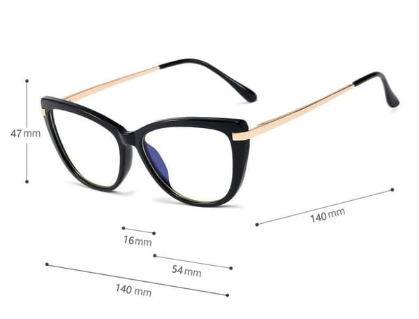 Kocie Okulary damskie z filtrem BLUE Light do komputera zerówki 2546-2
