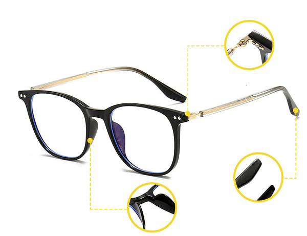 Okulary do komputera z filtrem BLUE Light zerówki 2545