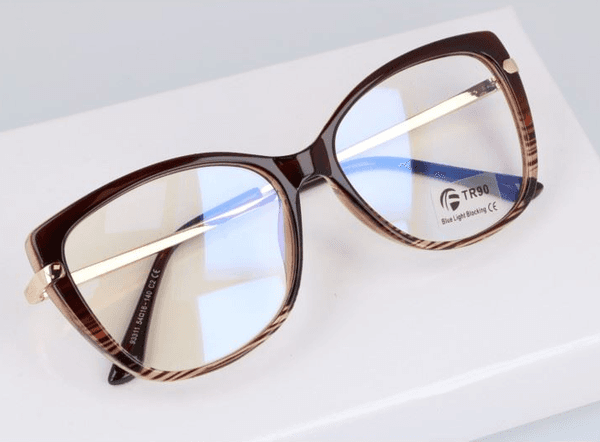 Okulary komputerowe damskie z filtrem BLUE Light zerówki 2549-1