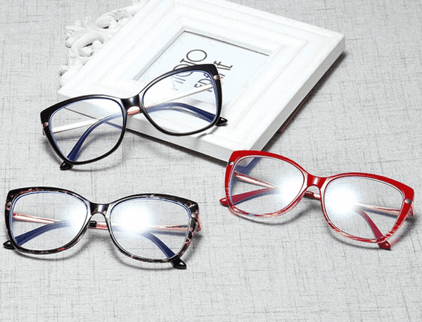 Okulary komputerowe damskie z filtrem BLUE Light zerówki 2549-1