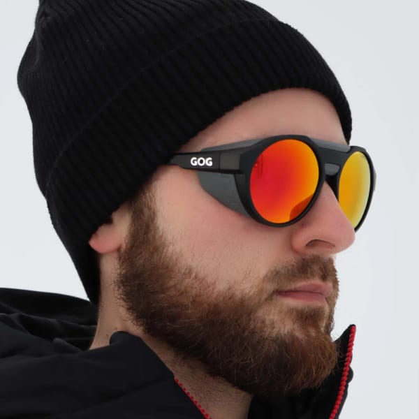 Górskie okulary z osłonkami przeciwsłoneczne fotochromowe GOG E495-2 w kat.2-4