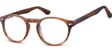 Okrągłe okulary oprawki zerowki korekcyjne Sunoptic AC46G