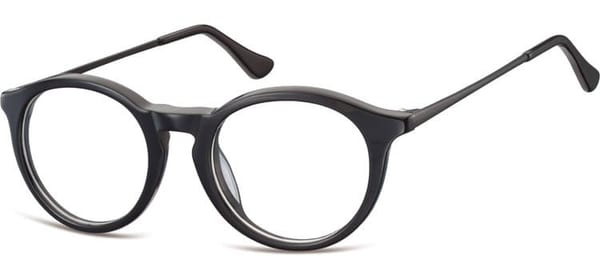 Okrągłe okulary oprawki zerowki korekcyjne Sunoptic AC47A