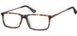 Prostokatne okulary oprawki korekcyjne Sunoptic AC48A