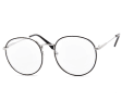 Lenonki okulary zerówki z antyrefleksem do komputera czarno-srebrne 2525-5