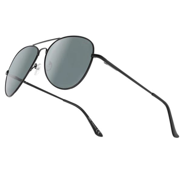 Czarne Okulary Pilotki Przeciwsłoneczne Polaryzacyjne Stylion STL-03C1