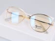 Okulary kocie do komputera damskie z filtrem BLUE Light zerówki 2575-1