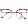 Okulary kocie do komputera damskie z filtrem BLUE Light zerówki 2575-4