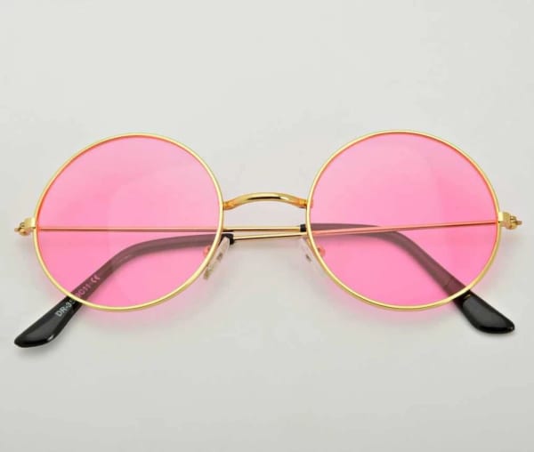 Różowe Okulary Przeciwsłoneczne Lenonki STD-44