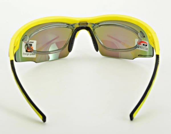 Okulary sportowe z ramką korekcyjną i wymiennymi soczewkami GOGGLE E863-4R
