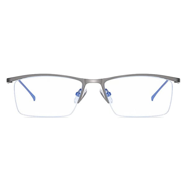 Okulary na żyłkę do komputera TV smartfona BLUE LIGHT zerówki grafitowe 2597C