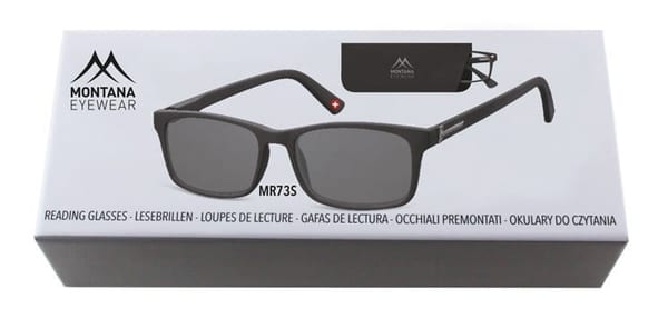 Przyciemniane Asferyczne Okulary do czytania Montana MR73S moc: +2