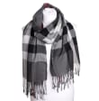 CIEPŁY SZALIK DAMSKI Cashmere ANGIELSKA KRATA SZA-28
