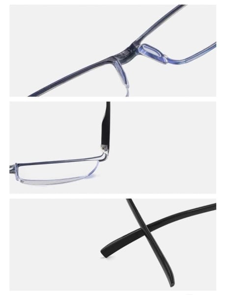 Korekcyjne okulary PLUSY moc: +3 z filtrem BLUE LIGHT do komputera i czytania ST313