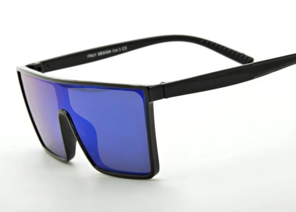 Męskie Okulary przeciwsłoneczne Pilotki Pełne Lustro UV400 STR-1647