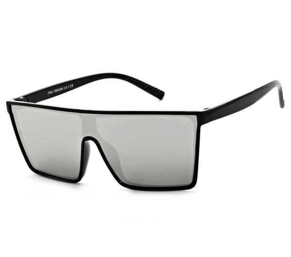 Męskie Okulary przeciwsłoneczne Pilotki Pełne Lustro UV400 STR-1647A