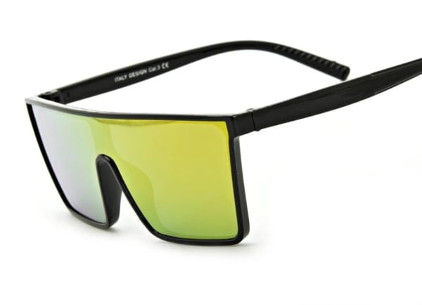 Męskie Okulary przeciwsłoneczne Pilotki Pełne Lustro UV400 STR-1647B