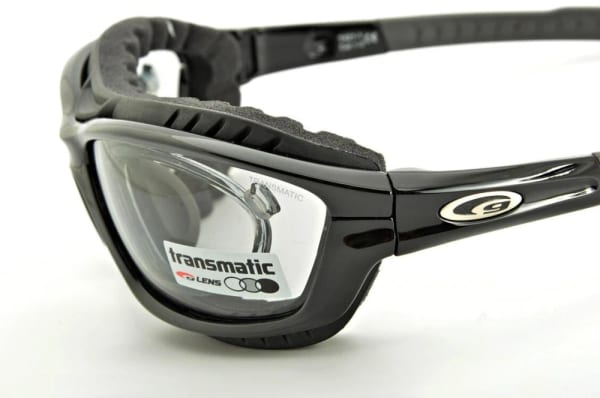Fotochromowe okulary sportowe przeciwsłoneczne GOGGLE T421-1R Korekcja + Pasek + Gąbka