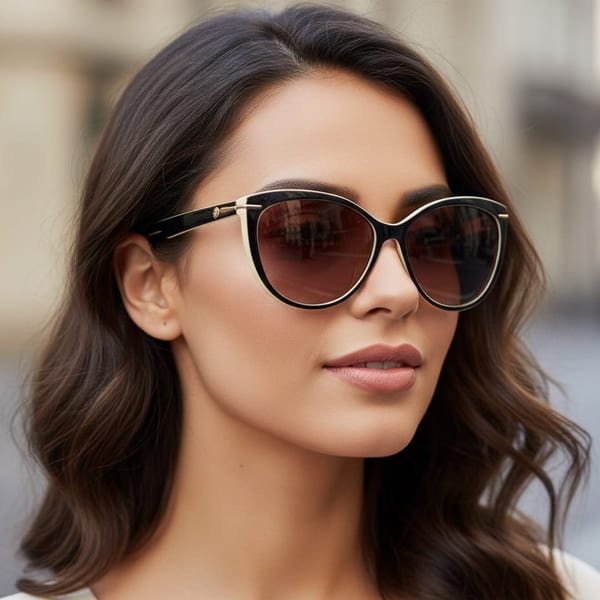 Damskie Kocie okulary przeciwsłoneczne polaryzacyjne POL-560A