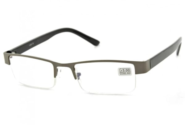 Plusy Okulary do czytania Moc: +4.00 metalowo-żyłkowe ST308