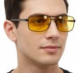 Rozjaśniające męskie okulary do jazdy nocą polaryzacyjne EST-611Y-1 Estillo