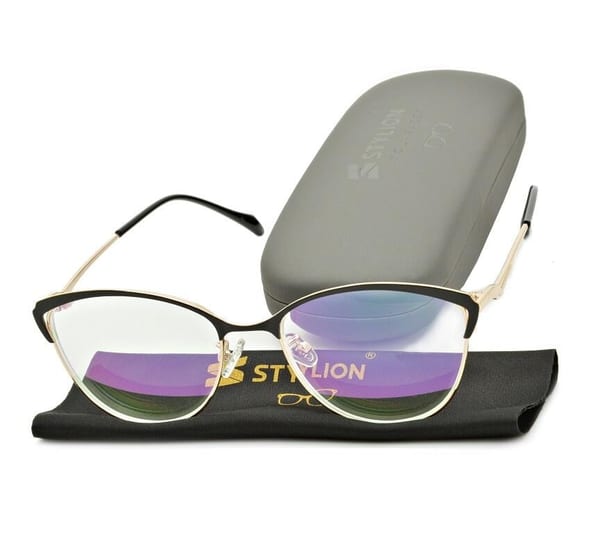 Plusy +3.50 damskie okulary do czytania korekcyjne z antyrefleksem ST317BR