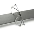Plusy +1.00 szare okulary do czytania kwadratowe korekcyjne ST322
